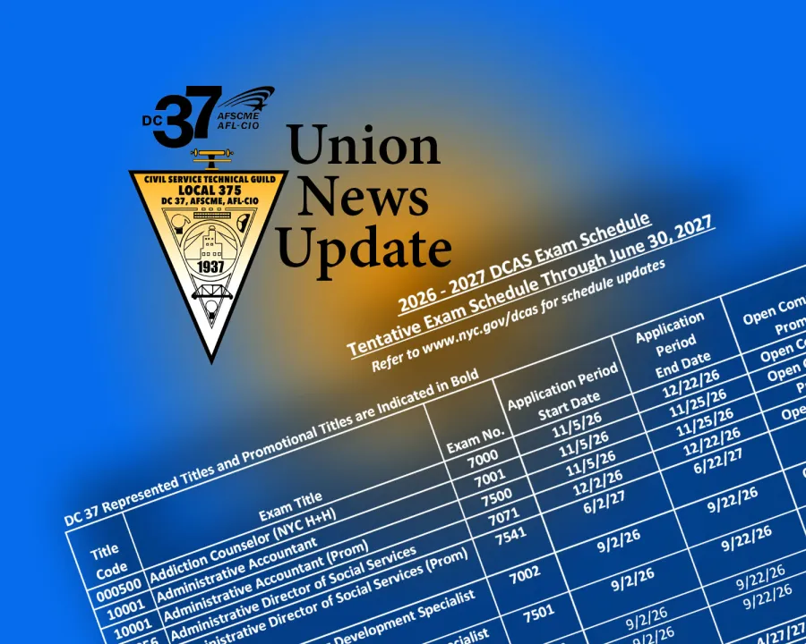 DCAS Exam Schedule