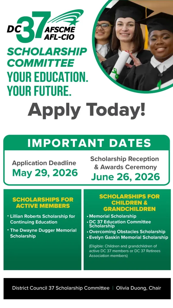 DC 37 SCHOLARSHIP COMMITTEE