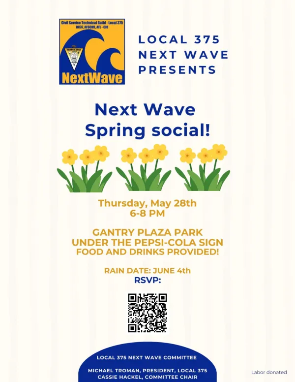 Local 375 Next Wave Spring Social